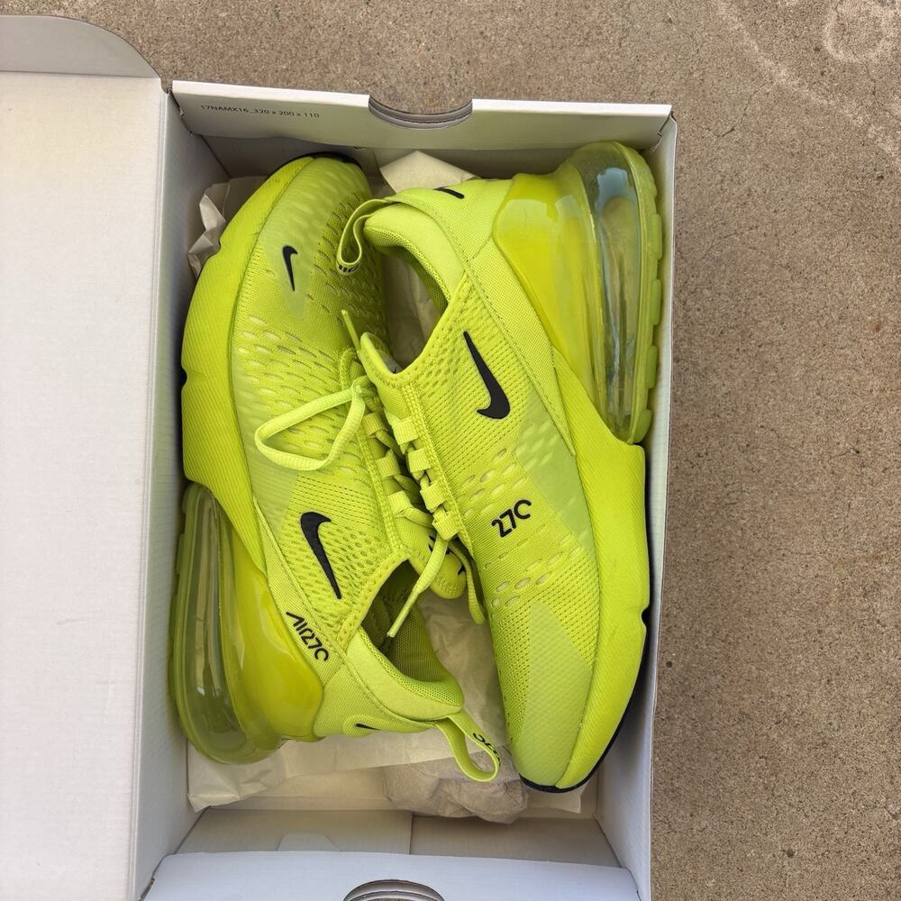New Women Nike Air Max 270 Atomic Green/Black Size 8.5 DV2226-300